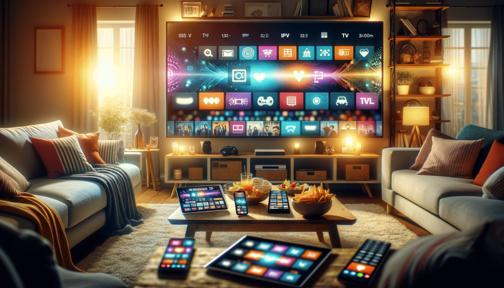 Benefits of IPTV subscriptions on a smart TV interface